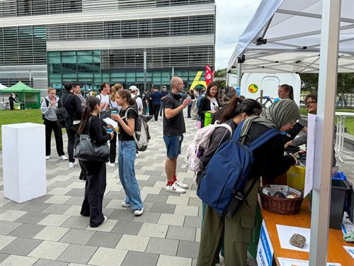 Der Nachhaltigkeitstag an der Hochschule Düsseldorf war gut besucht.